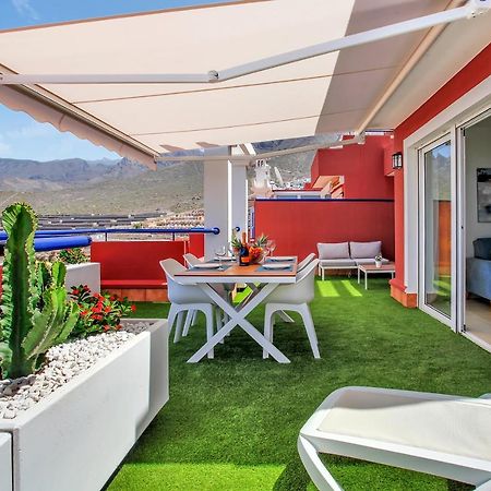 Wonderful View, Huge Terrace Solarium, Private Parking Appartamento Costa Adeje  Esterno foto