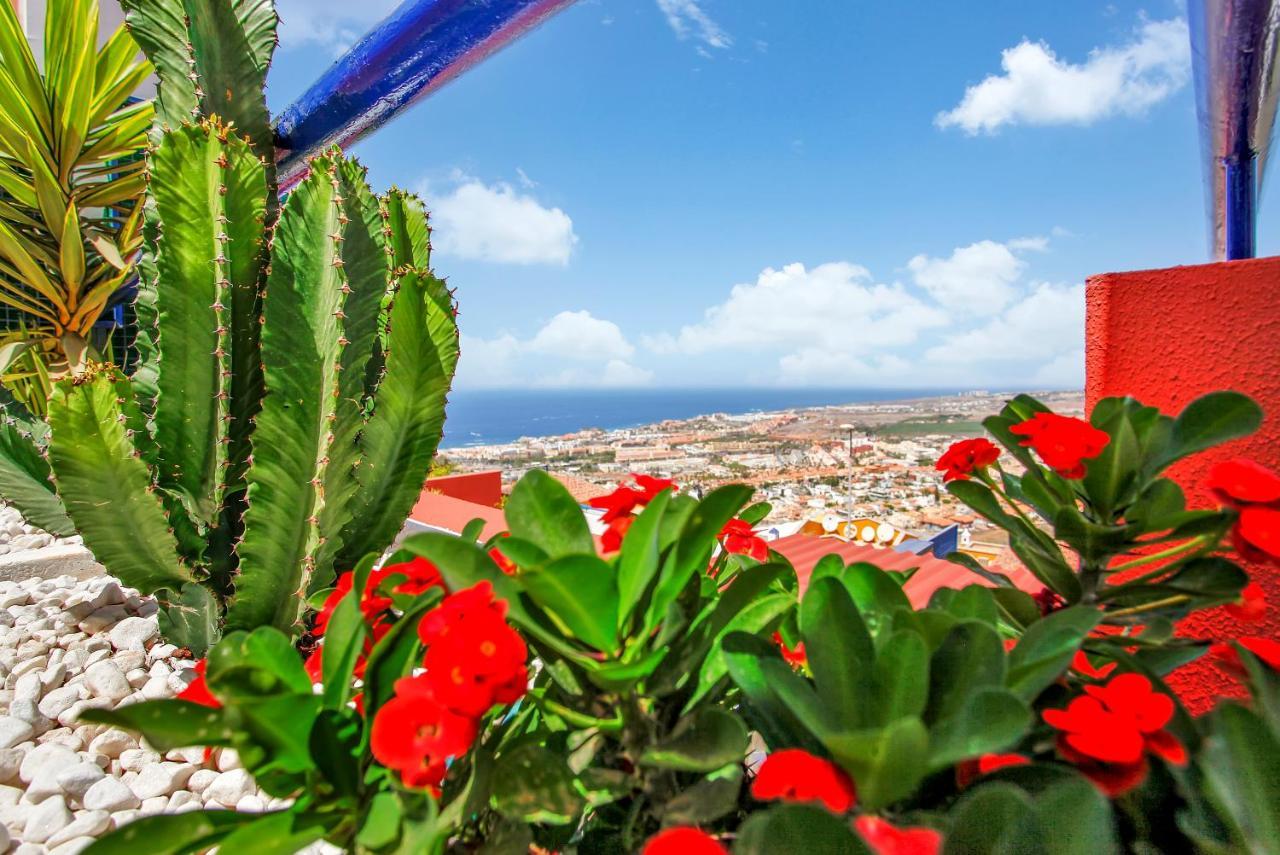 Wonderful View, Huge Terrace Solarium, Private Parking Appartamento Costa Adeje  Esterno foto