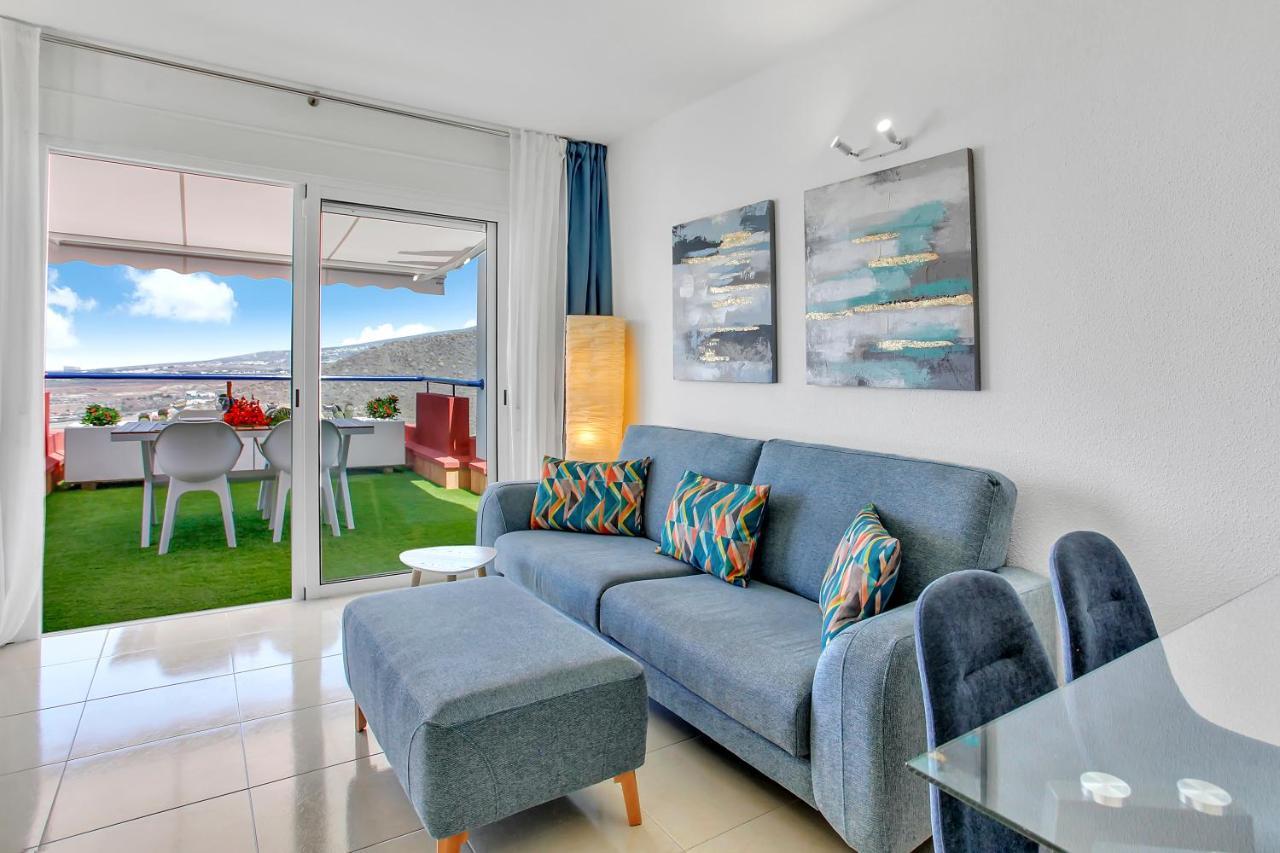 Wonderful View, Huge Terrace Solarium, Private Parking Appartamento Costa Adeje  Esterno foto